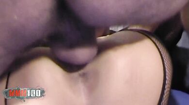 French pornstar Delfynn Delage gets her ass fucked deep and good in this crazy vintage porn