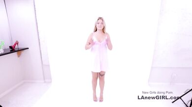 Sweet 18yo Girl gets big cock deepthroat Mouthfucked