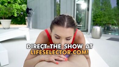 Brunette swim slut Kitana Lure craves dick in her pussy NOW - Lifeselector