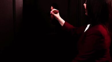 Schoolgirl Sucks Cock At The Gloryhole