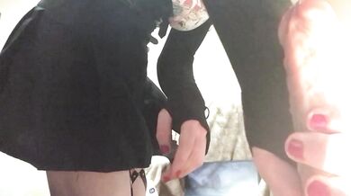 ????Bouncing on my dildo whilst stood ???? Jessica blossoms