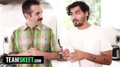 Family Strokes - My Stepmom and My Girlfriend Join Pussies To Make My Stepdad and I Fail No Nut November!