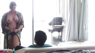 Home alone with stepmom