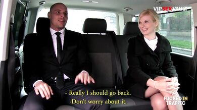 Barbara Nova Had Time To Be Fucked By Driver Because She Was Too Early At Work - VIP SEX VAULT