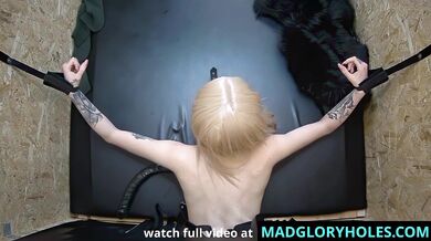 Lesbian Glory Hole And Extremely Huge Dildo