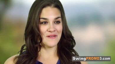 Amateur Couples Arrive At The Swinger Mansion To Live Their First Interracial Orgy With Hot Couples