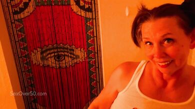 A single mature MILF get a unexpected visit from a young man who gets a fuck he will never forget.