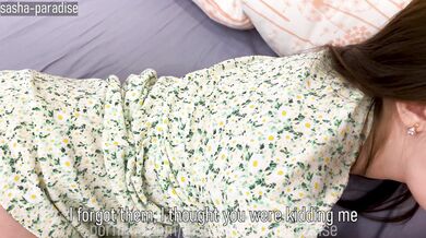 Filled the stepmother's pussy with sperm