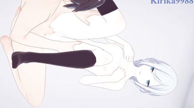 Kanade Yoisaki (braid hair) and I have intense sex in the bedroom. - Project SEKAI Hentai