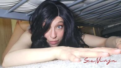 Silly Step-Mom Constantly gets Stuck around the House