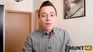 HUNT4K. Girl unites slit with the penis of her boyfriends rich buddy