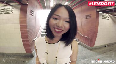 BITCHESABROAD - Asian Girl Jureka Del Mar POV Squirting Sex With Local Guy - LETSDOEIT