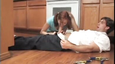 Cleaning The Plumbers Huge Pipe