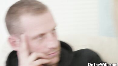 Blonde MILF Klara New Fucks a Stranger Next to Her Cuck