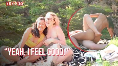 Ersties - Hot Lesbian Couple Enjoy Sex in the Outdoors