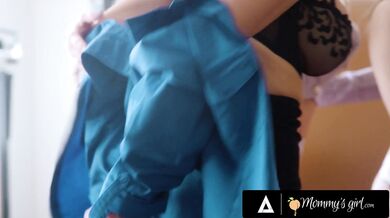 MOMMY'S GIRL - Teen Lily Larimar Has Wild Sex With Her Hot Doctor Kenna James & Her 2 Horny Stepmoms