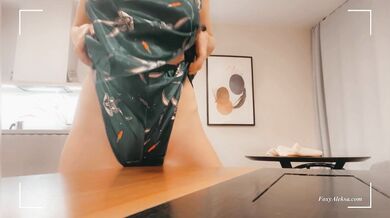 OMG, I'm rubbing my pussy on the table and BAM, I'm having a mind-blowing orgasm!