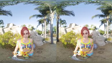 Daisy Fuentes As Hyrule Warriors Age Of Calamity's Urbosa Fucks You Before You To Go Into Battle