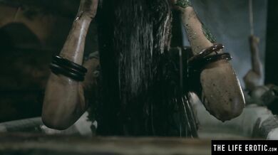 Erotic thrills as kinky beauty acts out her dark sex fantasies