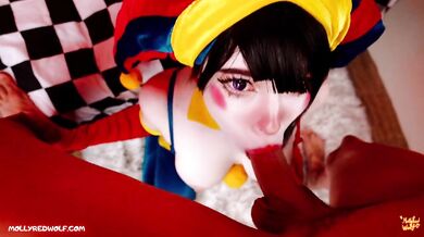 Mollyredwolf - The Amazing Digital Circus. Pomni Will Make You Cum Nonstop