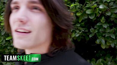 Stranded Muslim Cutie Gets Help From American Stud and Rewards Him With Her Tight Pussy