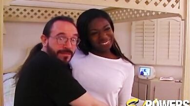 ED POWERS - Ed fucks barely legal ebony teen Alexia Rose