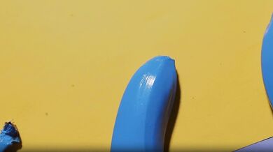 It is banana time, fruit time