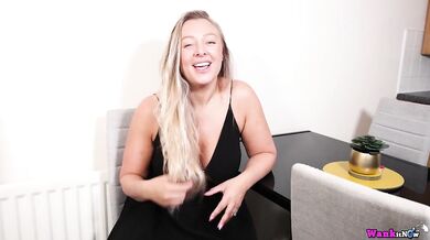 Blonde Lady Likes Hot Load From His Date