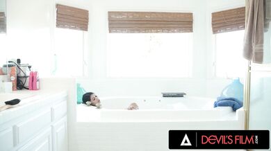 DEVILS FILM - Pretty Latina Teen Penelope Woods Is Ass Fucked By Old Man - Evan Stone