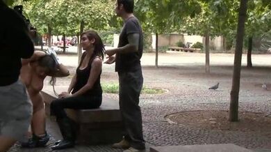 Bound naked slave public humiliated (Tommy Pistol, Princess Donna)
