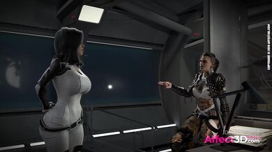 Officer On Dick - 3D Futanari Threesome Animation By Rikolo