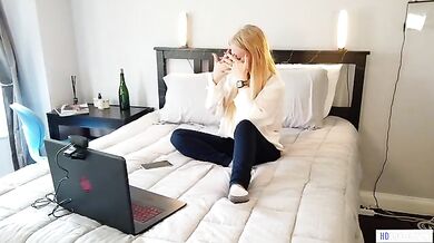 Horny Blondes Lilly Bell & Casca Akashova Are Teasing One Another