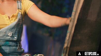 UP CLOSE - POV Bored Painting You, PAWG Artist Anna Claire Clouds Would Rather Ride Your BWC Instead