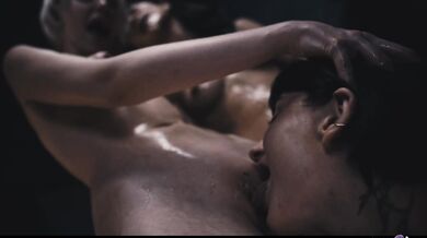 LESBIAN CABIN THREESOME - Foot Fetish Girls Goes After Brunette And Turns Her Into Fuck Toy FULL Pussy Eating Slimy Squirt