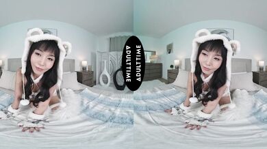 UP CLOSE VR - Petite Marica Hase Lets Parker Ambrose Play With Her Clit Then Tries To Take His BWC