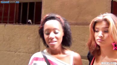 Public Pickups Two Babes And One Cock - NoeMilk