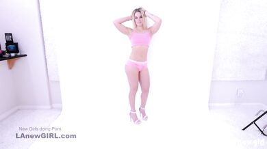 Stunning Blonde Model fucked by producer