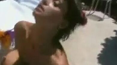 Summer Cummings Outdoor Blowjob and Titfuck