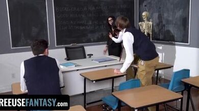 Curvy Instructor Valentina Nappi: A Three-Way Classroom Encounter - Free Use Role-play (Josh Rivers, Nick Strokes)