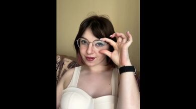 Beautiful brunette shows her tits under her underwear