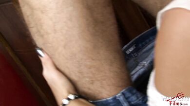 WHORNY FILMS British Orgy At The Bar - Stacey Saran