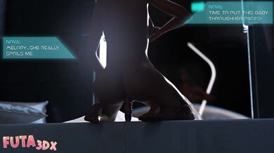 Excellent sci fi story with futa and busty sluts in space