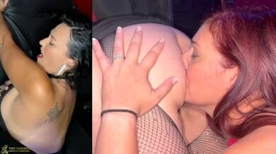 Andi Peacock inside the swinger club