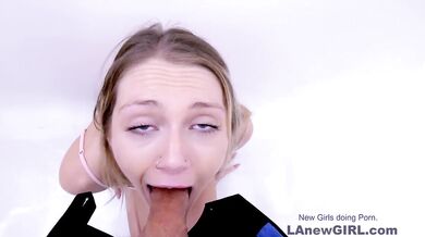 New Sexy Skinny Cutie Licking Ass and Sucking Long Dick