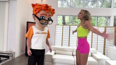 Blonde Bombshell Savvy Suxx Gets Cardio-Kinky on PornDude's Personal Pole!