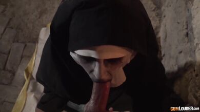 Nun Horror Parody - Silvia Rubi