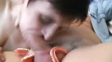 Cock Sucking Granny And Her Dentures