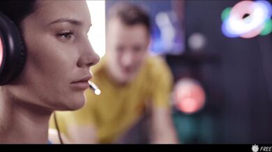 LoL Match Makes Female Player Cum - Gamer Girl Fucked After Time Freeze With Cum Inside Pussy