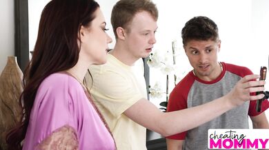 Hot Stepmom Jessica Ryan Takes Two Young Cocks on Camera S1:E6