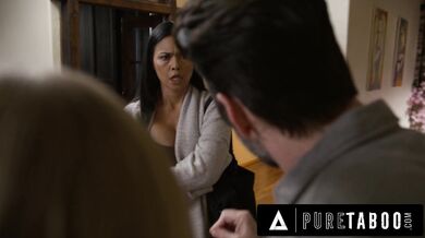 DILF Has FFM-Threesome With MILF & Teen